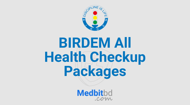 BIRDEM All Health Checkup Packages