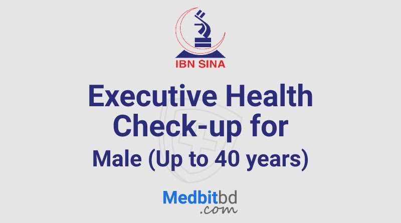 Executive Health Check-up for Male (Up to 40 years)