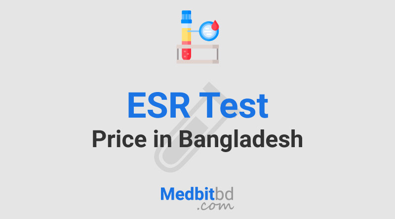 ESR Test Price in Dhaka